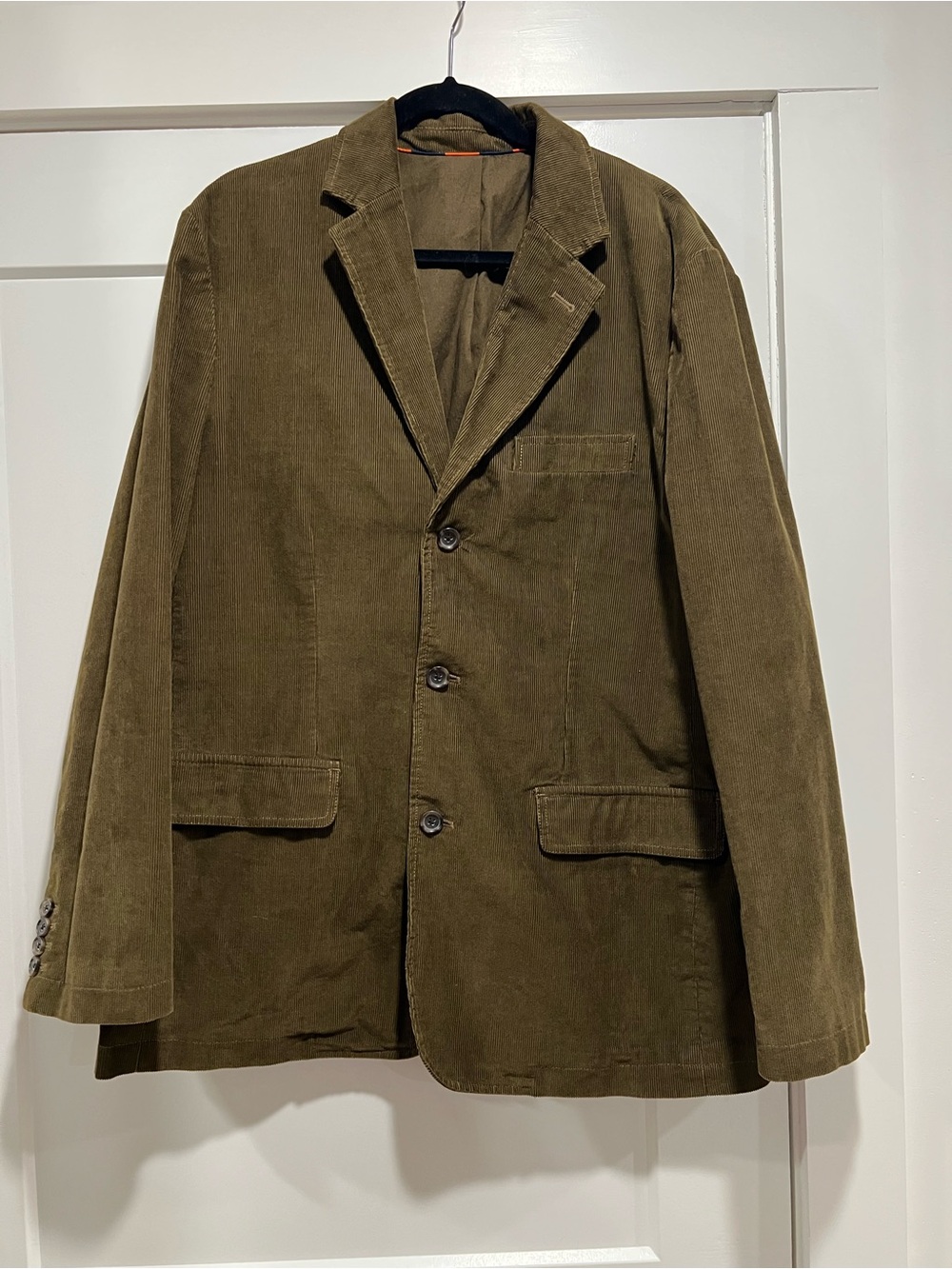 JCREW Olive Green Corduroy Blazer